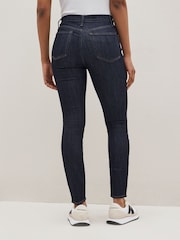 Gap Dark Indigo Blue High Waisted Stretch Skinny Jeans - Image 2 of 6