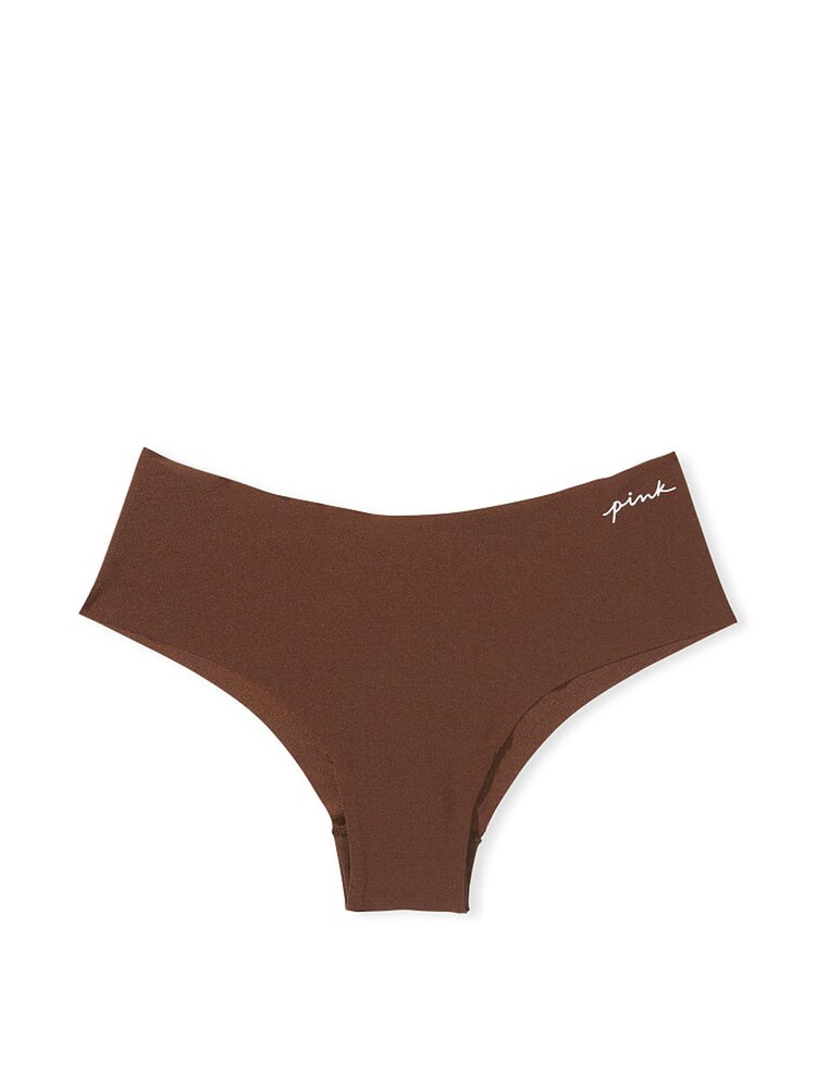 Victoria's Secret PINK Ganache Nude Brown No Show Cheeky Knickers - Image 1 of 1
