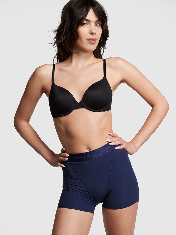 Victoria's Secret PINK Midnight Navy Blue Short Period Knickers - Image 1 of 3