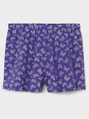 Name It Purple Butterfly Short Sleeve Printed PJ Set - Image 4 of 5