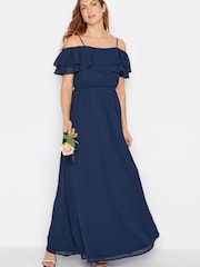 Синий - Платье макси с оборками Long Tall Sally - Image 1 of 4