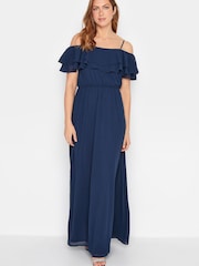 Синий - Платье макси с оборками Long Tall Sally - Image 3 of 4