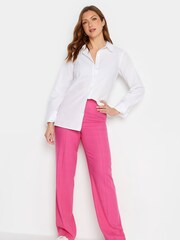 Long Tall Sally Pink Linen Trousers With A Touch Of Linen - Image 2 of 4