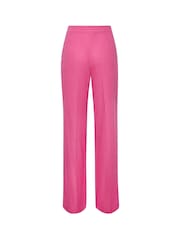 Long Tall Sally Pink Linen Trousers With A Touch Of Linen - Image 4 of 4