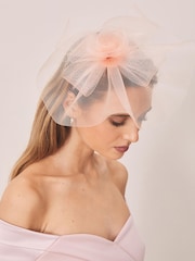 Lipsy Nude Rose Fascinator Headband - Image 1 of 4