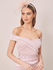 Lipsy Nude Rose Fascinator Headband - Image 2 of 4