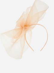 Lipsy Nude Rose Fascinator Headband - Image 3 of 4