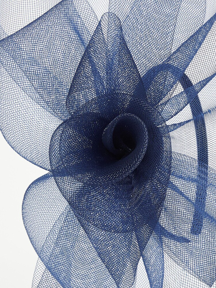 Lipsy Navy Blue Rose Fascinator Headband - Image 4 of 4