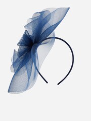 Lipsy Navy Blue Rose Fascinator Headband - Image 4 of 4