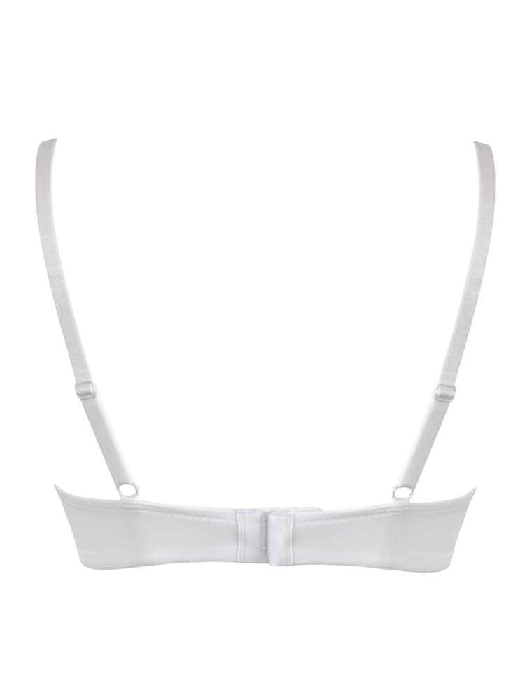 Weiß - Pour Moi Romance Geformter Push-up-BH mit Dekolleté - Bild 5 von 5
