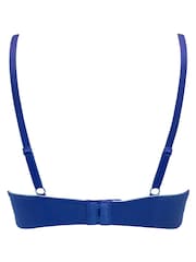 Pour Moi Cobalt Blue / Mint Padded Romance Moulded Plunge Push Up Bra - Image 6 of 6