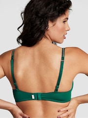 Victoria's Secret PINK Garnet Green Smooth With Shine Strap Super Push Up Bra - Image 2 of 4