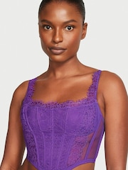 Victoria's Secret Violetta Purple Lace Corset Corset Top - Image 1 of 4