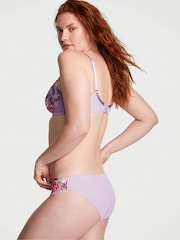 Victoria's Secret Jasmine Purple Embroidered Cheeky Knickers - Image 2 of 3