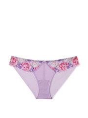 Victoria's Secret Jasmine Purple Embroidered Cheeky Knickers - Image 3 of 3