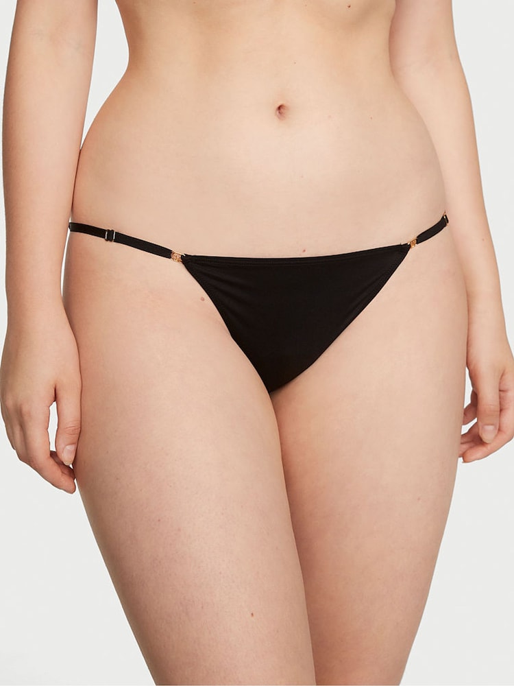 Victoria's Secret Black Smooth Bikini Knickers - Image 1 of 3 Victoria's Secret Black Smooth Bikini Knickers - Image 1 of 3