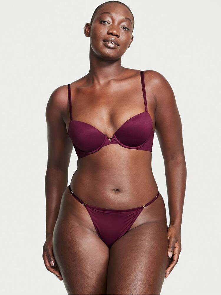 Victoria's Secret Kir Red Smooth Thong Knickers - Image 1 of 3 Victoria's Secret Kir Red Smooth Thong Knickers - Image 1 of 3