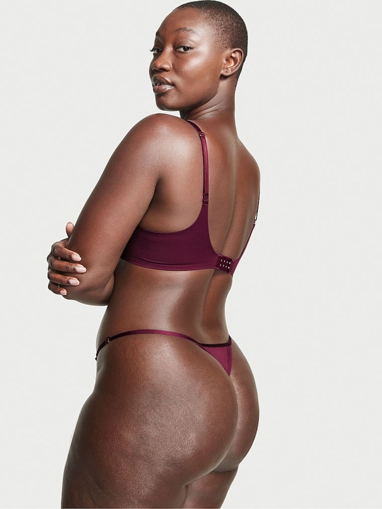 Victoria's Secret Kir Red Smooth Thong Knickers - Image 2 of 3 Victoria's Secret Kir Red Smooth Thong Knickers - Image 2 of 3