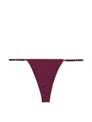 Victoria's Secret Kir Red Smooth Thong Knickers - Image 3 of 3