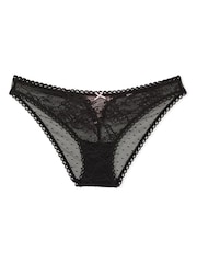 Victoria's Secret Black Lace Up Cheeky Knickers - Image 3 of 4