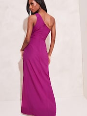 Lipsy Maxikleid mit Zierausschnitt, One-Shoulder-Träger und Schlitz - Bild 2 von 4