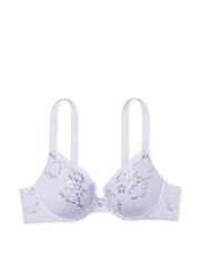 Victoria's Secret Lucky Lilac Purple Lace Full Cup Push Up Bra - Image 4 of 4