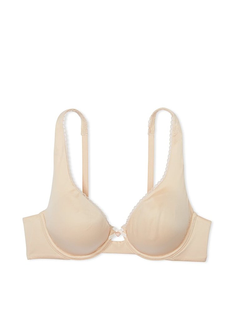 Victoria's Secret Marzipan Nude Smooth Unlined Demi Invisible Lift Minimiser Bra - Image 3 of 3