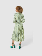 Closet Green Full Skirt Wrap Dress - Image 5 of 5