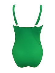 Pour Moi Green Cali Recycled Ring Underwired Control Swimsuit - Image 5 of 5