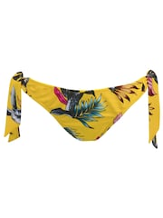 Pour Moi Yellow Tie Side Paradiso Bikini Bottoms - Image 4 of 5