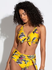 Pour Moi Yellow Triangle Paradiso Bikini Top - Image 2 of 4