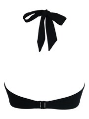 Pour Moi Black Sea Queen Sequin Boost Padded Underwired Top - Image 5 of 5
