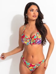 Pour Moi Red Halter Heatwave Bikini Top - Image 2 of 5