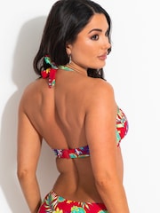 Pour Moi Red Halter Heatwave Bikini Top - Image 3 of 5