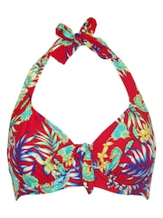Pour Moi Red Halter Heatwave Bikini Top - Image 4 of 5