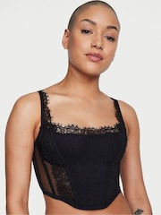 Victoria's Secret Black Lace Corset Corset Top - Image 1 of 4