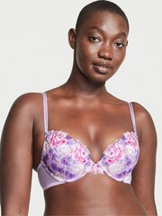 Victoria's Secret Jasmine Purple Embroidered Push Up Bra - Image 1 of 2