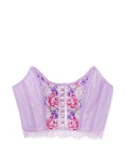Victoria's Secret Jasmine Purple Embroidered Corset Strapless Corset Top - Image 5 of 5