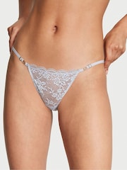 Victoria's Secret Flint Grey Lace Bikini Knickers - Image 1 of 1