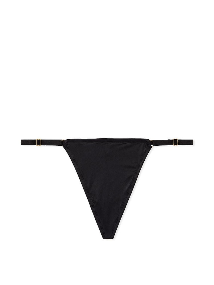 Victoria's Secret Black Smooth G String Adjustable G-String Knickers - Image 3 of 3