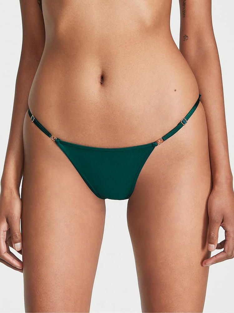 Victoria's Secret Black Ivy Green Smooth Bikini Knickers - Image 1 of 1 Victoria's Secret Black Ivy Green Smooth Bikini Knickers - Image 1 of 1