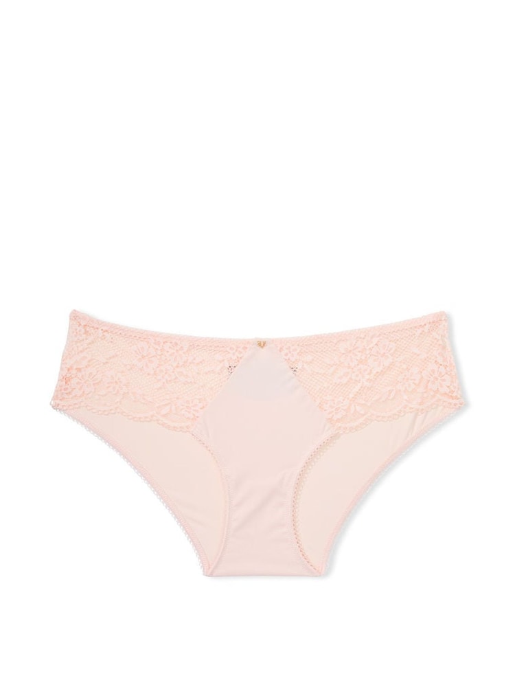 Victoria's Secret Purest Pink Lace Hipster Knickers - Image 4 of 4