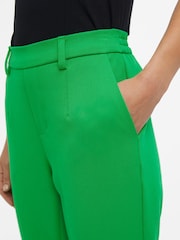 OBJECT Apple Green Tapered Wide Leg Trouser - Image 4 of 5