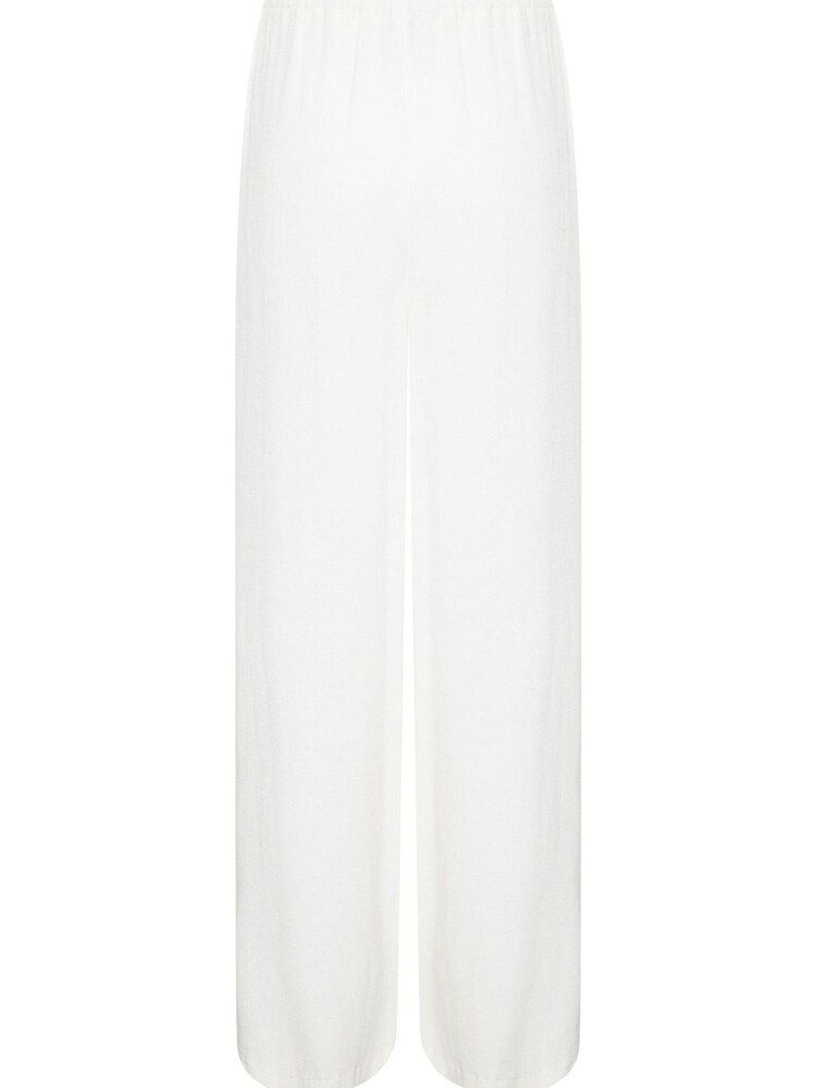 Long Tall Sally White Wide Leg Trouser Contains Linen - Image 4 of 4 Long Tall Sally White Wide Leg Trouser Contains Linen - Image 4 of 4