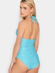 PixieGirl Petite Blue Crochet Tankini - Image 4 of 4