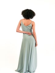 TFNC Sage Green Cowl Neck Chiffon Maxi Dress - Image 2 of 5