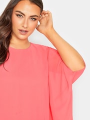 Yours Curve Orange London Cape Blouse - Image 4 of 4