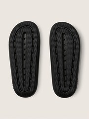 Victoria's Secret PINK Pure Black Pillow Sliders - Image 3 of 3