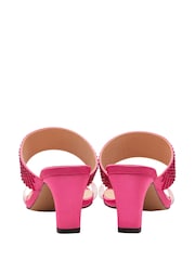 Ravel Pink Mule Occasion Shoes - Image 3 of 4