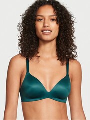 Victoria's Secret Black Ivy Green Infinity Flex Bra - Image 1 of 3